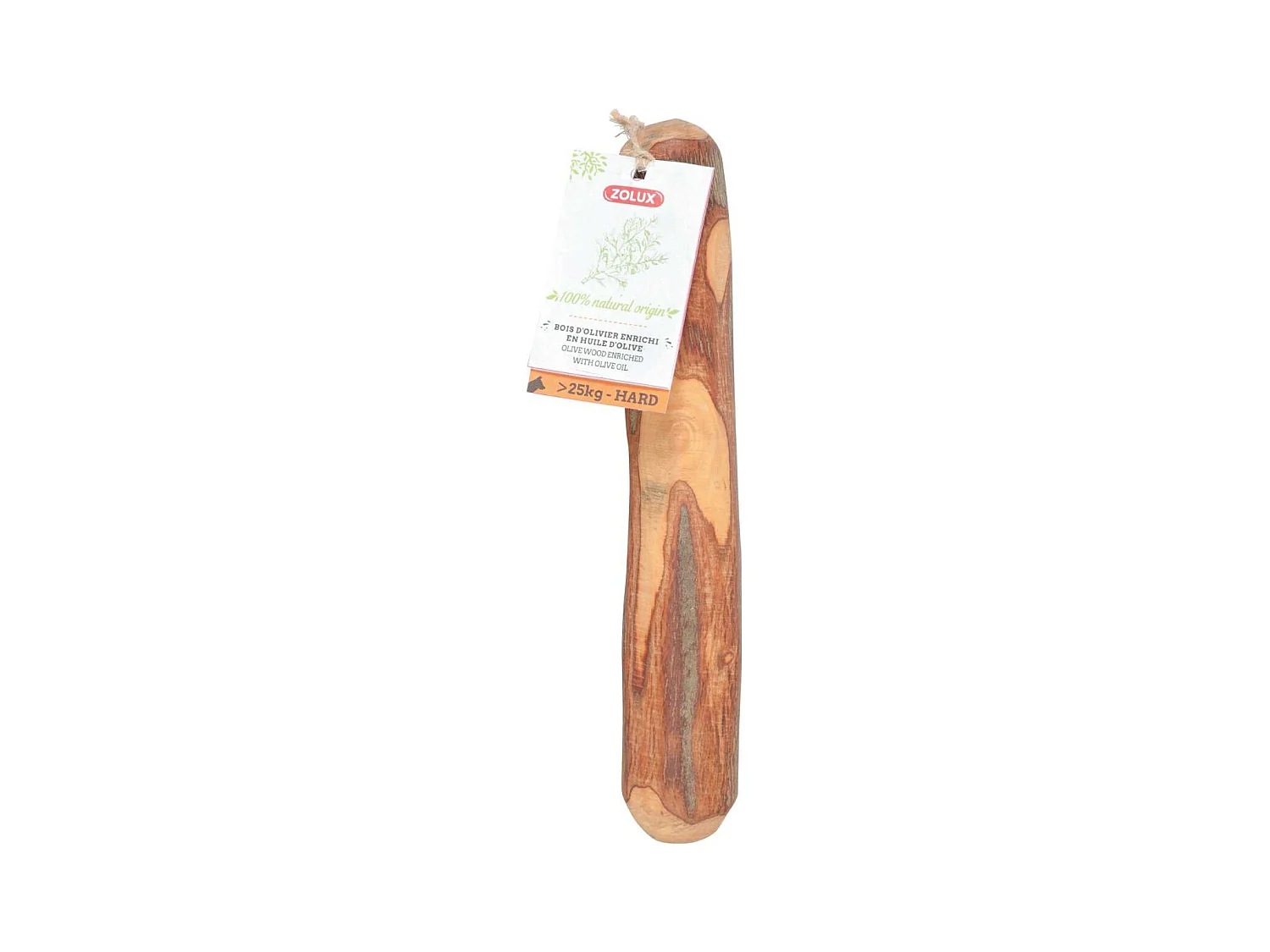 Jouet à mâcher 100% naturel Bois d'olivier Taille L