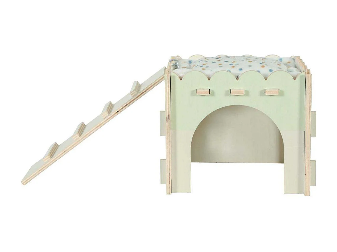 Maison en bois pour rongeurs Cosy Pour lapin nain