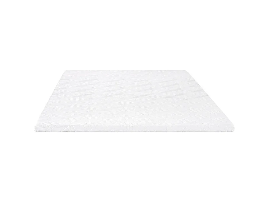 Surmatelas 160x200 cm ep 5,3 cm mousse mémoire de forme, housse stretch déhoussable, base antidérapante - PLUME