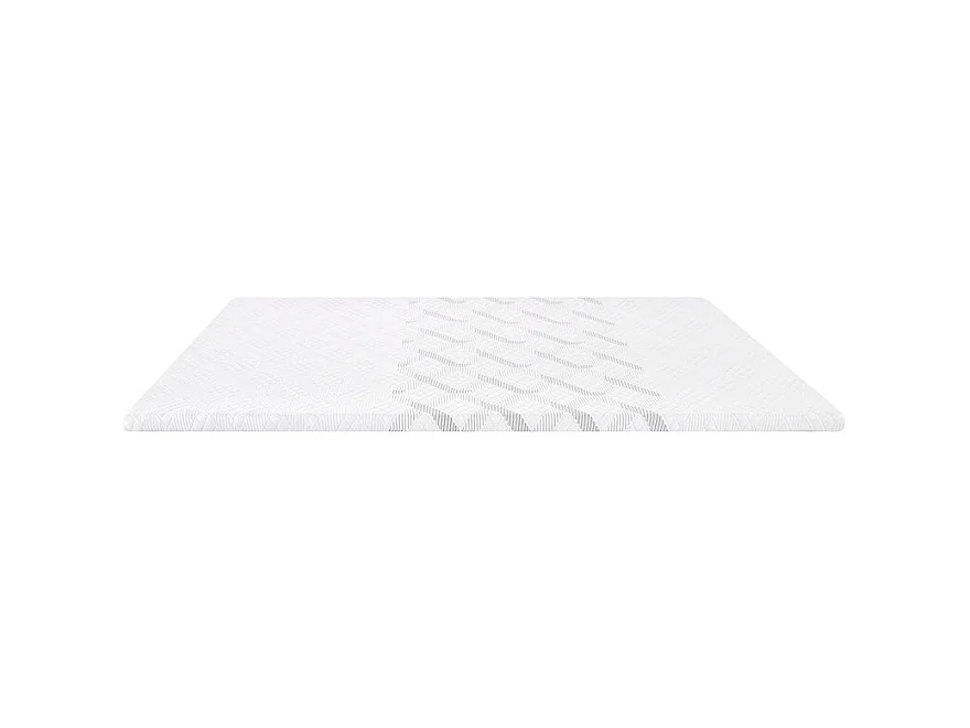Surmatelas 160x200 cm ep 5,3 cm mousse mémoire de forme, housse stretch déhoussable, base antidérapante - PLUME
