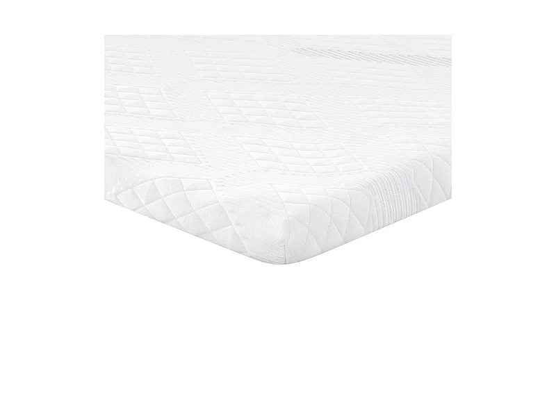 Surmatelas 160x200 cm ep 5,3 cm mousse mémoire de forme, housse stretch déhoussable, base antidérapante - PLUME