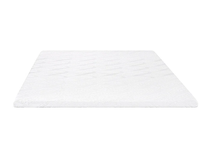 Surmatelas 160x200 cm ep 5,3 cm mousse mémoire de forme, housse stretch déhoussable, base antidérapante - PLUME