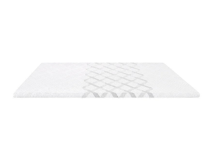 Surmatelas 160x200 cm ep 5,3 cm mousse mémoire de forme, housse stretch déhoussable, base antidérapante - PLUME