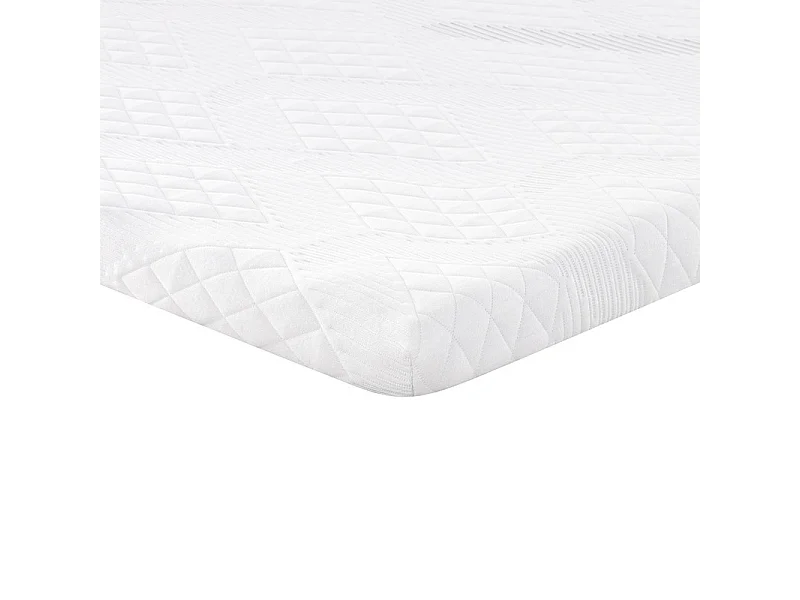 Topper 160x200 cm 5,3 cm viskoelastischer Schaum, abnehmbarer Stretchbezug, rutschfeste Unterseite - PLUME