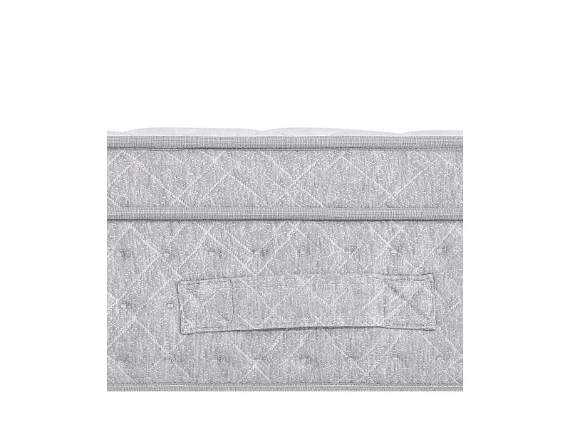 Matelas 140x190 cm ep 25 cm ressorts ensachés + mousses de confort, bords renforcés - THENEST