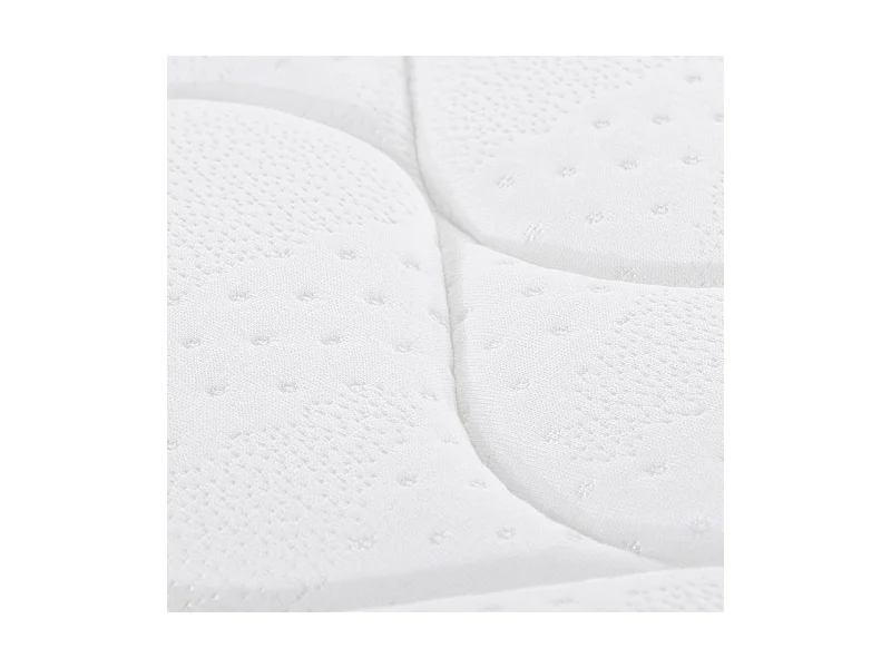 Matelas 140x190 cm ep 25 cm ressorts ensachés + mousses de confort, bords renforcés - THENEST