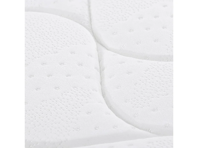 Matelas 140x190 cm ep 25 cm ressorts ensachés + mousses de confort, bords renforcés - THENEST