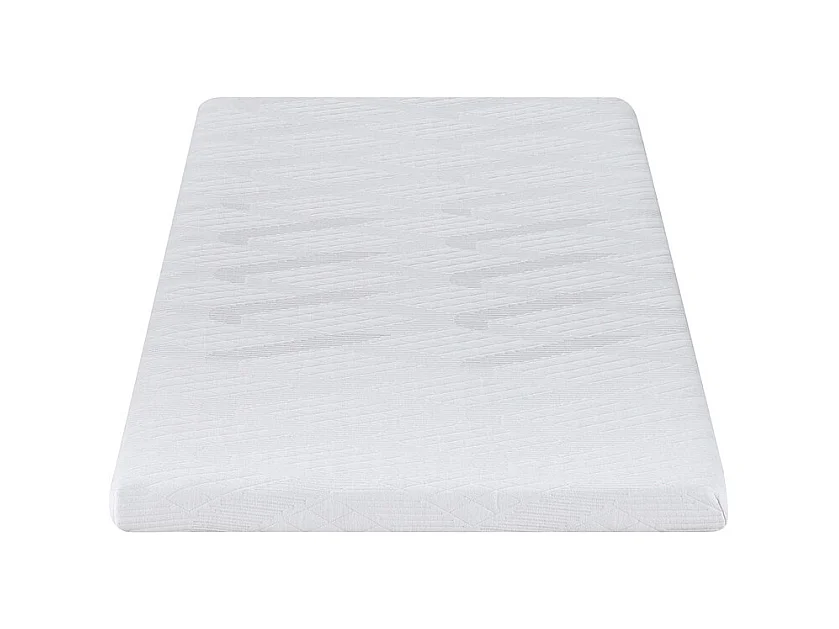Surmatelas 90x190 cm ep 5,3 cm mousse mémoire de forme, housse stretch déhoussable, base antidérapante - PLUME