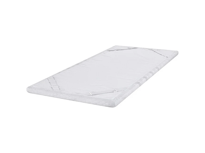 Surmatelas 90x190 cm ep 5,3 cm mousse mémoire de forme, housse stretch déhoussable, base antidérapante - PLUME