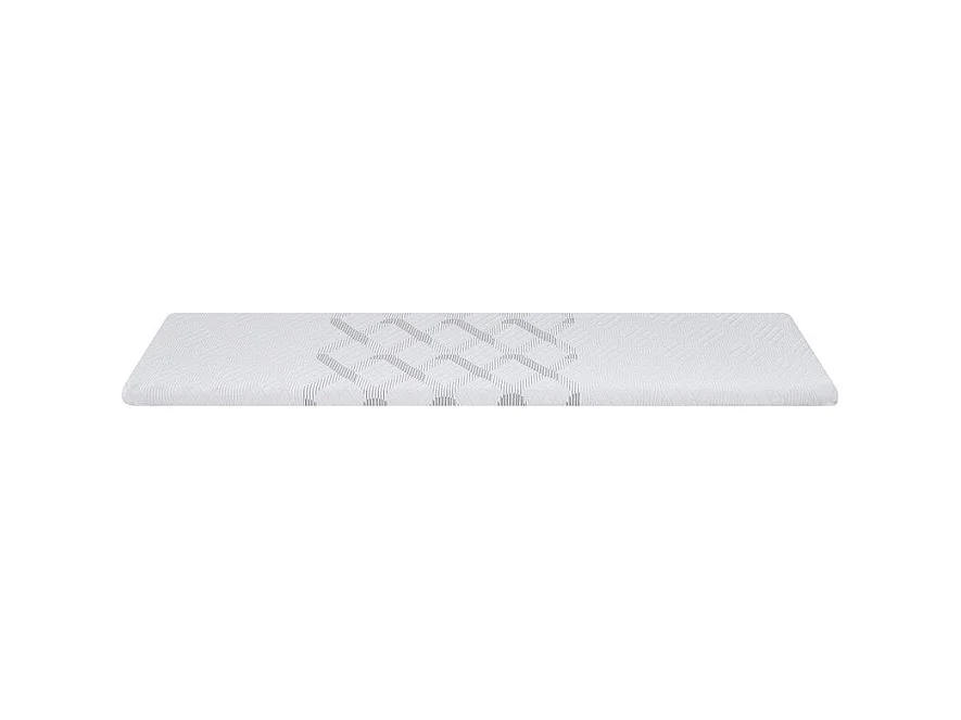 Surmatelas 90x190 cm ep 5,3 cm mousse mémoire de forme, housse stretch déhoussable, base antidérapante - PLUME