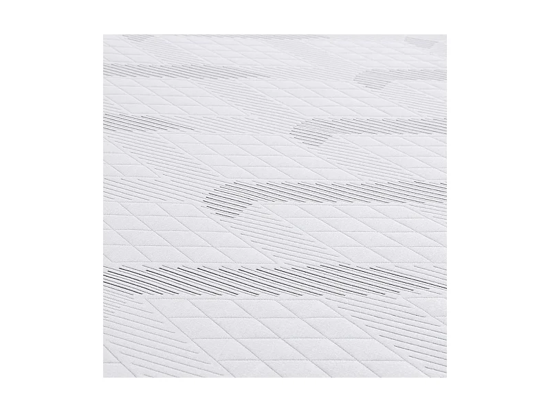 Surmatelas 90x190 cm ep 5,3 cm mousse mémoire de forme, housse stretch déhoussable, base antidérapante - PLUME