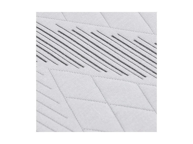 Surmatelas 90x190 cm ep 5,3 cm mousse mémoire de forme, housse stretch déhoussable, base antidérapante - PLUME