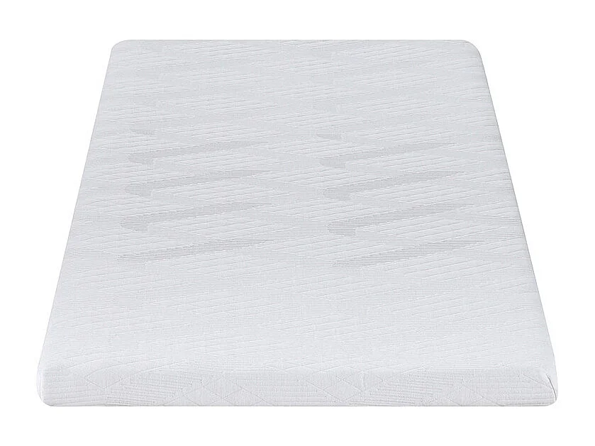 Surmatelas 90x190 cm ep 5,3 cm mousse mémoire de forme, housse stretch déhoussable, base antidérapante - PLUME