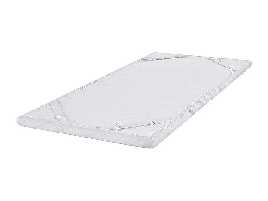 Surmatelas 90x190 cm ep 5,3 cm mousse mémoire de forme, housse stretch déhoussable, base antidérapante - PLUME