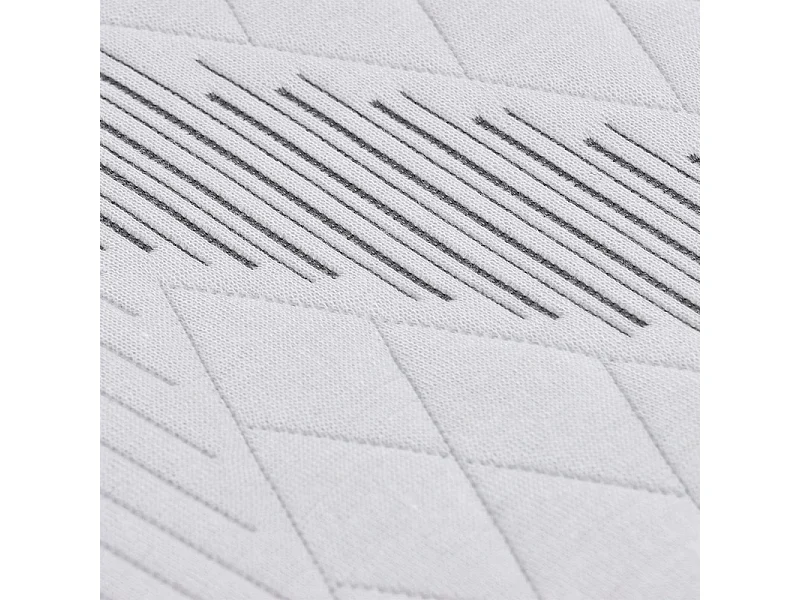 Surmatelas 90x190 cm ep 5,3 cm mousse mémoire de forme, housse stretch déhoussable, base antidérapante - PLUME