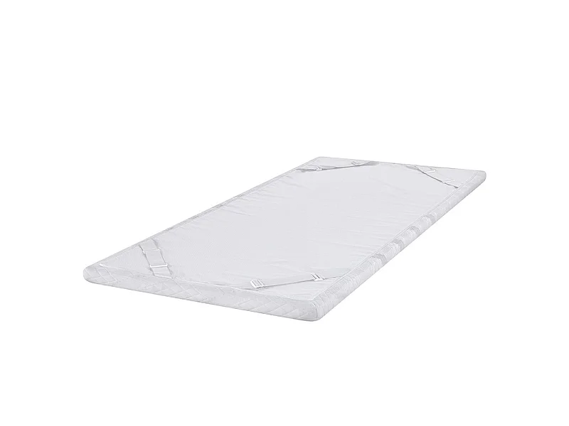 Surmatelas 90x190 cm ep 5,3 cm mousse mémoire de forme, housse stretch déhoussable, base antidérapante - PLUME