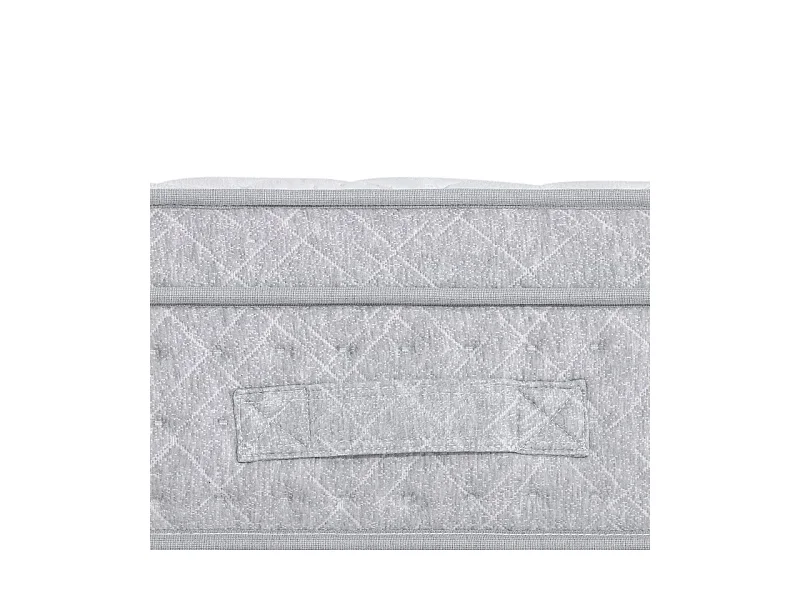 Matelas 160x200 cm ep 25 cm ressorts ensachés + mousses de confort, bords renforcés - THENEST