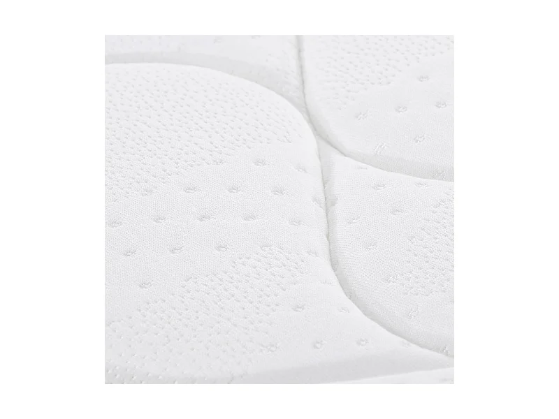 Matelas 160x200 cm ep 25 cm ressorts ensachés + mousses de confort, bords renforcés - THENEST