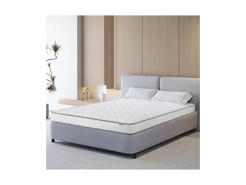 Matelas 140x190 cm ep 15 cm mousse haute densite 35 kg/m3 + gel mémoire de forme - NIMBUS