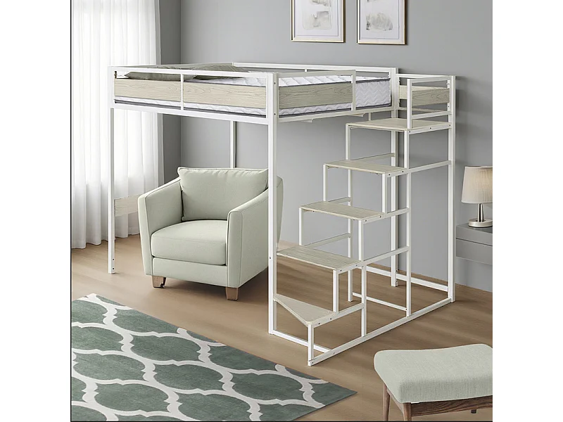 Matelas 140x190 cm ep 15 cm mousse haute densite 35 kg/m3 + gel mémoire de forme - NIMBUS