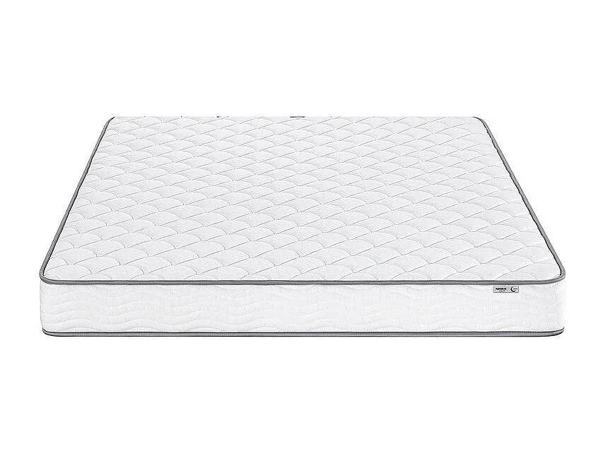 Matelas 140x190 cm ep 15 cm mousse haute densite 35 kg/m3 + gel mémoire de forme - NIMBUS