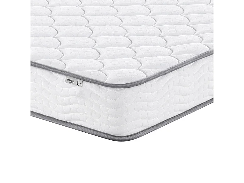 Matelas 140x190 cm ep 15 cm mousse haute densite 35 kg/m3 + gel mémoire de forme - NIMBUS