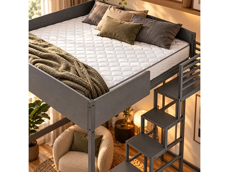 Matras NIMBUS 140x190 cm – ergonomisch comfort, 15 cm schuim & traagschuimgel
