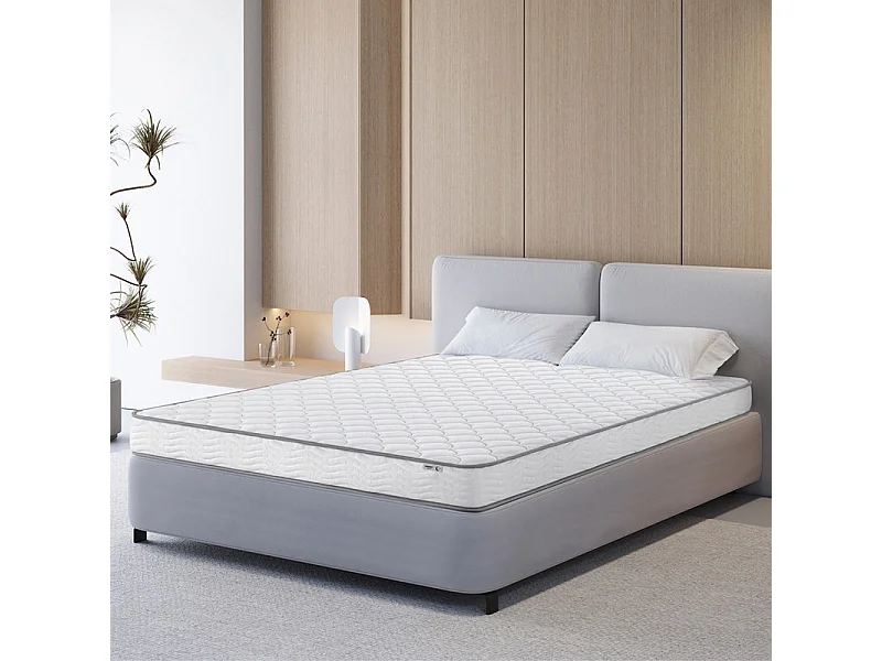 Matelas 140x190 cm ep 15 cm mousse haute densite 35 kg/m3 + gel mémoire de forme - NIMBUS
