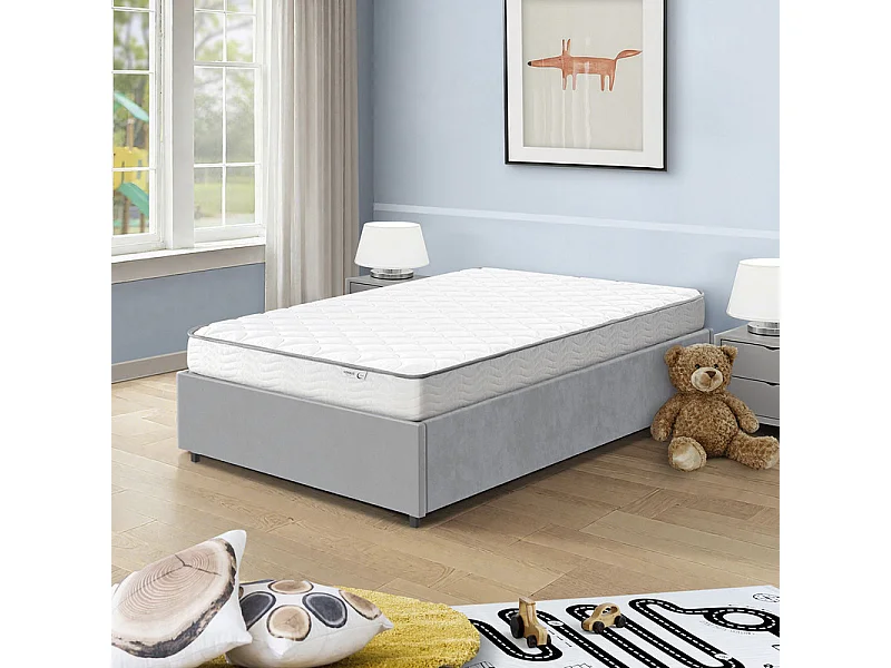 Matelas 90x190 cm ep 15 cm mousse haute densite 35 kg/m3 + gel mémoire de forme - NIMBUS