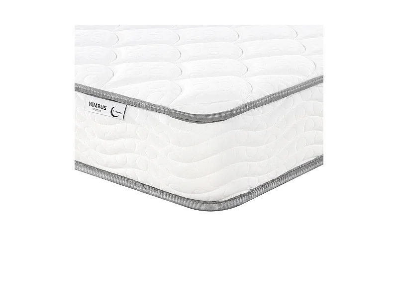 Matelas 90x190 cm ep 15 cm mousse haute densite 35 kg/m3 + gel mémoire de forme - NIMBUS