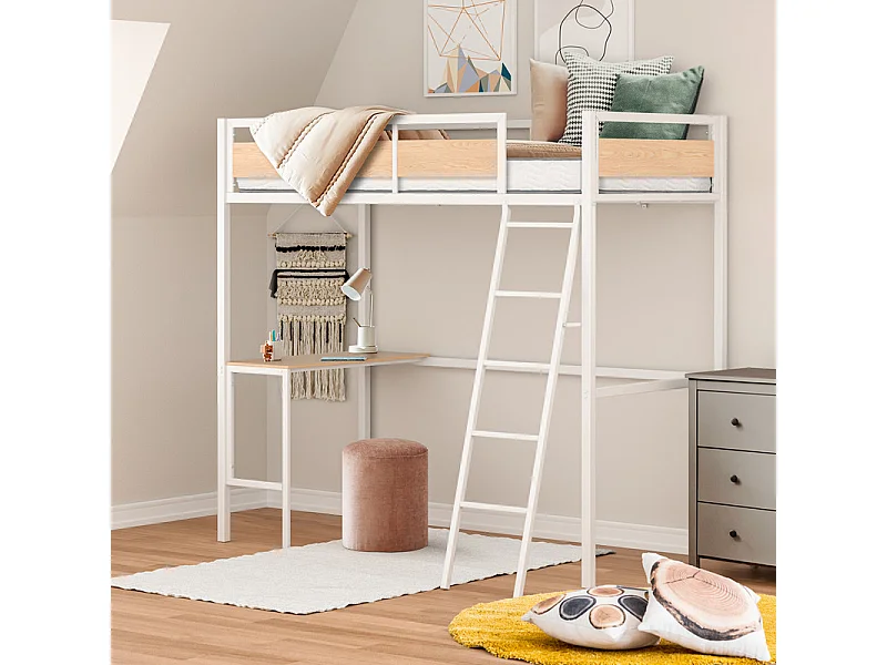 Matelas 90x190 cm ep 15 cm mousse haute densite 35 kg/m3 + gel mémoire de forme - NIMBUS