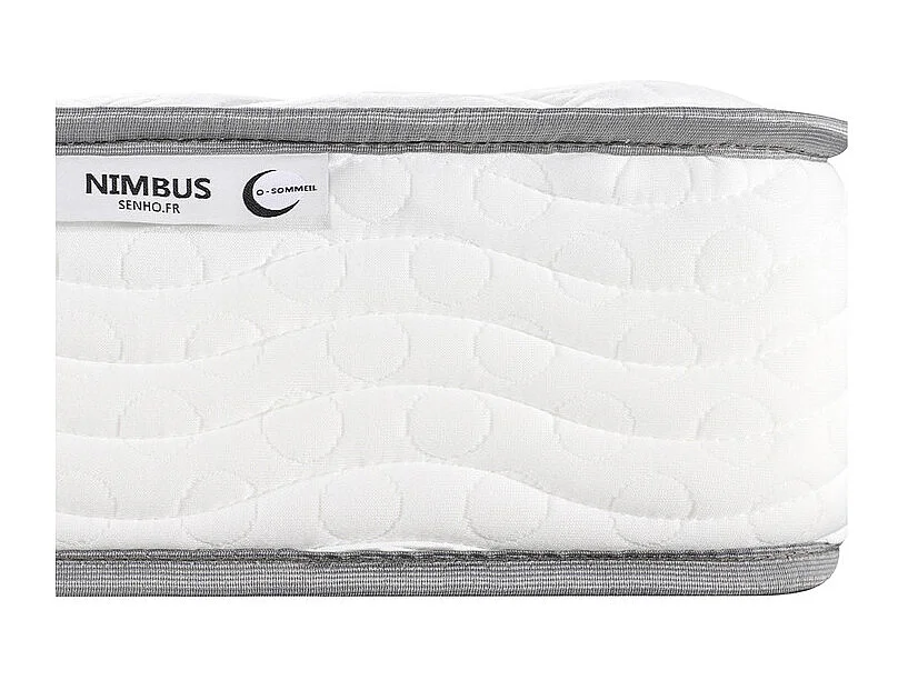 Matelas 90x190 cm ep 15 cm mousse haute densite 35 kg/m3 + gel mémoire de forme - NIMBUS