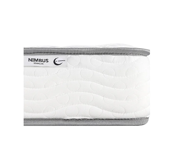 Colchão 90x190 cm esp. 15 cm espuma de alta densidade 35 kg/m3 + gel viscoelástico - NIMBUS