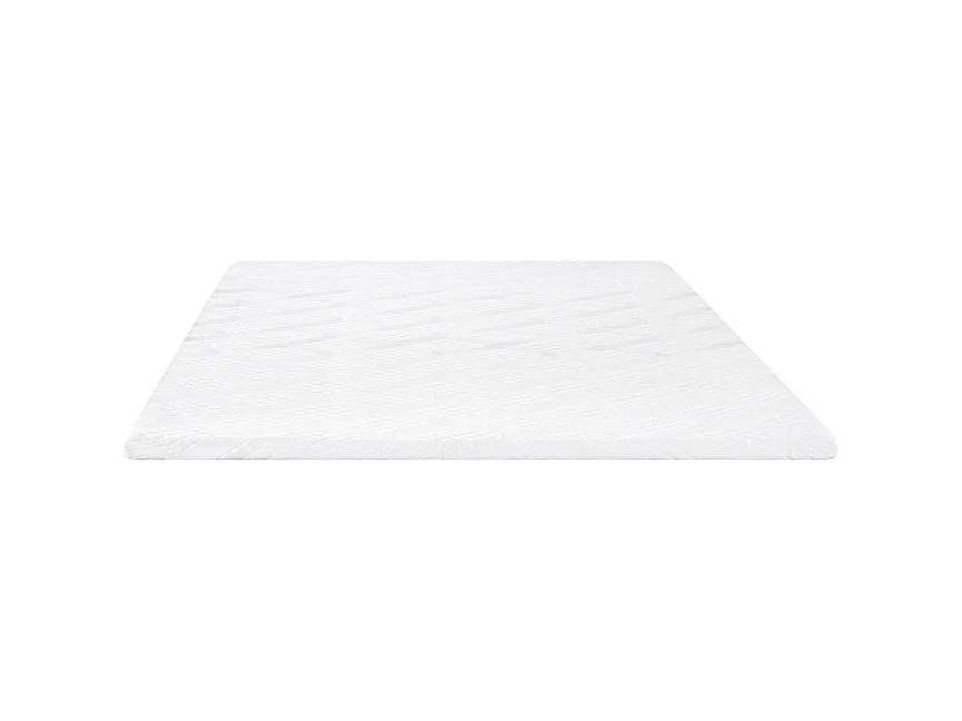 Surmatelas 140x190 cm ep 5,3 cm mousse mémoire de forme, housse stretch déhoussable, base antidérapante - PLUME