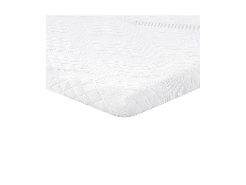 Surmatelas 140x190 cm ep 5,3 cm mousse mémoire de forme, housse stretch déhoussable, base antidérapante - PLUME