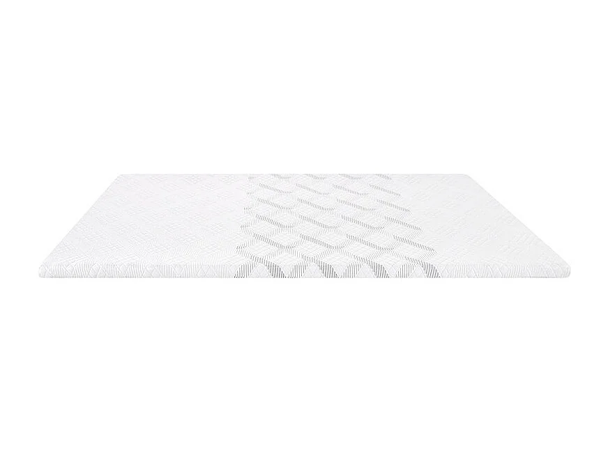 Surmatelas 140x190 cm ep 5,3 cm mousse mémoire de forme, housse stretch déhoussable, base antidérapante - PLUME