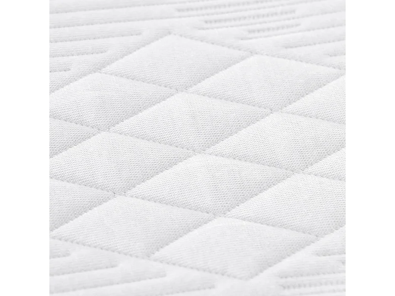 Surmatelas 140x190 cm ep 5,3 cm mousse mémoire de forme, housse stretch déhoussable, base antidérapante - PLUME