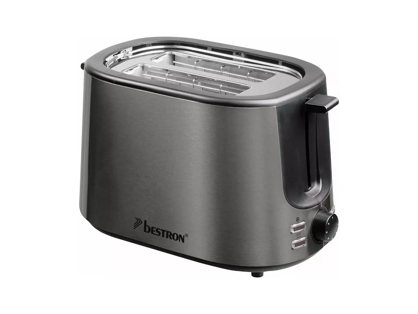 Bestron Grille-pains 2 fentes 1000w inox - ATS1000TG