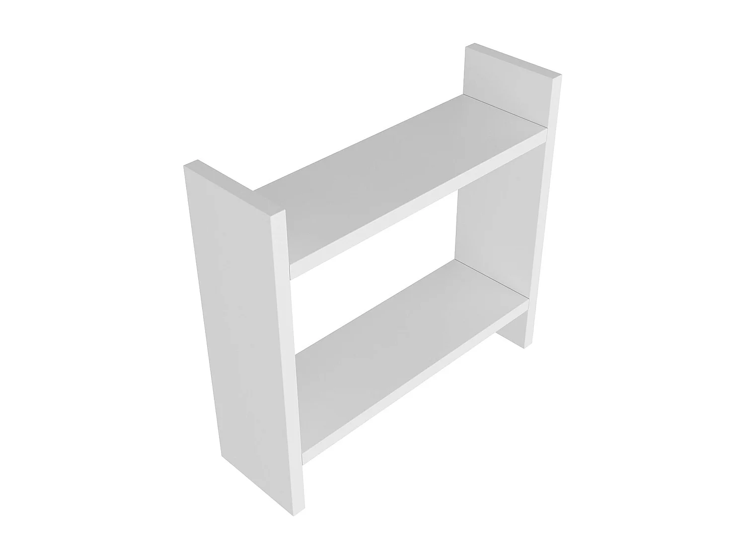 Etagère cuisine blanche à poser - 2 niveaux MARFA