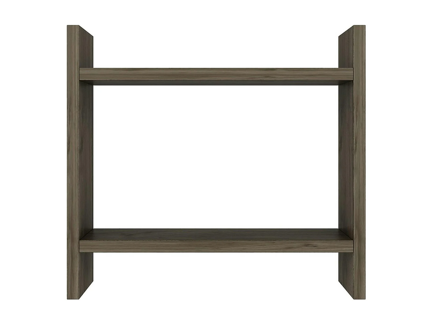 Etagère cuisine à poser effet noyer - 2 niveaux MARFA