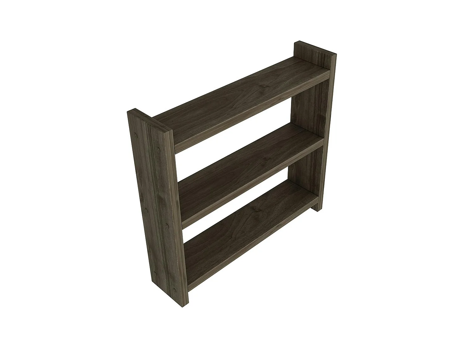 Etagère cuisine à poser effet noyer clair - 3 niveaux MARFA