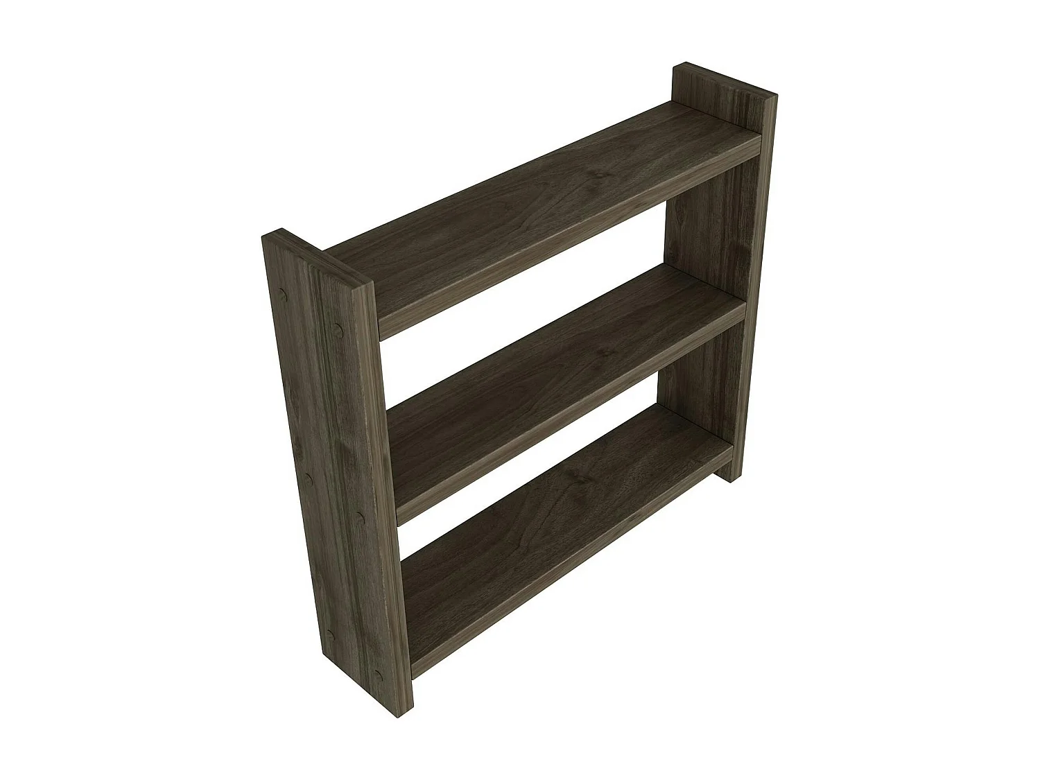 Etagère cuisine à poser effet noyer clair - 3 niveaux MARFA