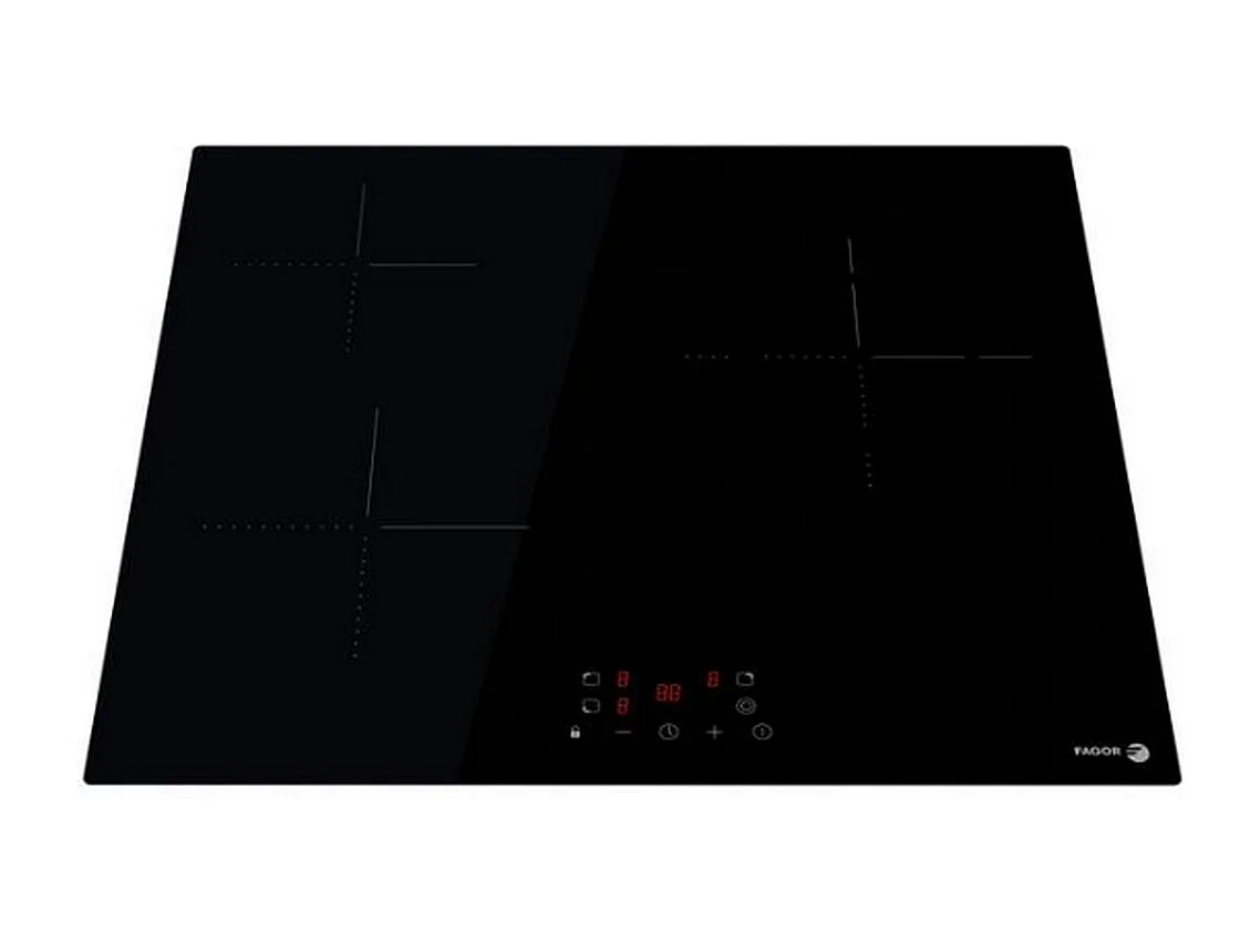 Fagor Table de cuisson vitrocéramique 59cm 3 foyers hilight noir - FAV3536
