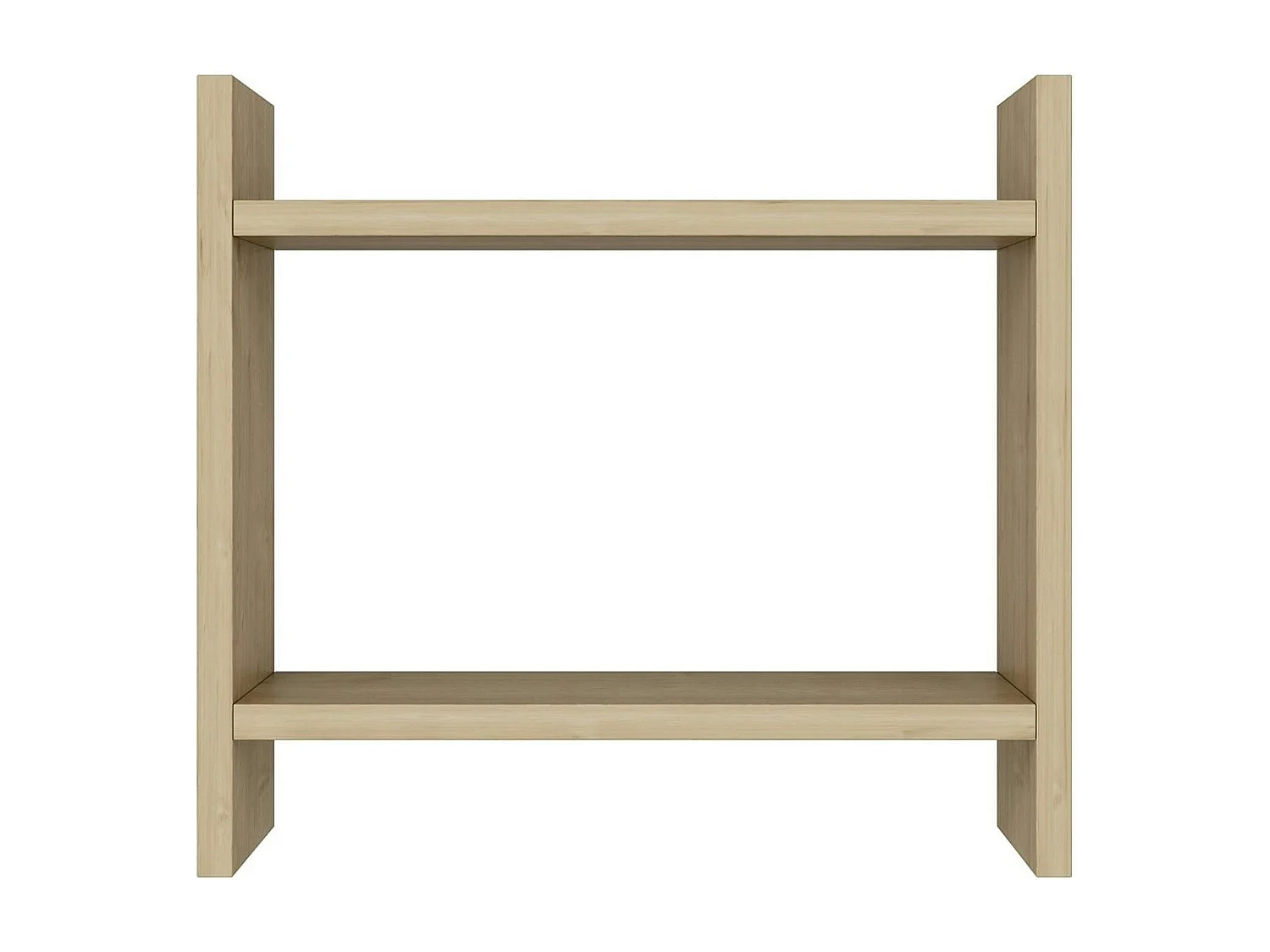 Etagère cuisine à poser effet chêne clair - 2 niveaux MARFA