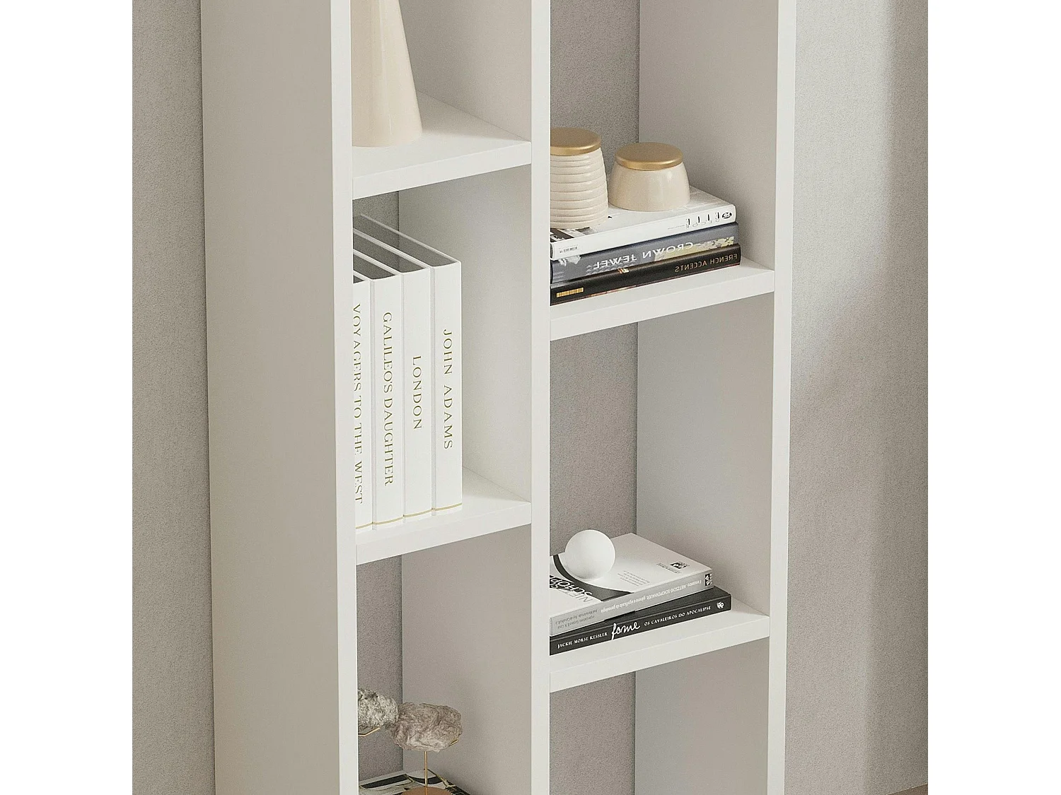 Bibliothèque colonne blanche - 11 niches ouvertes MARFA