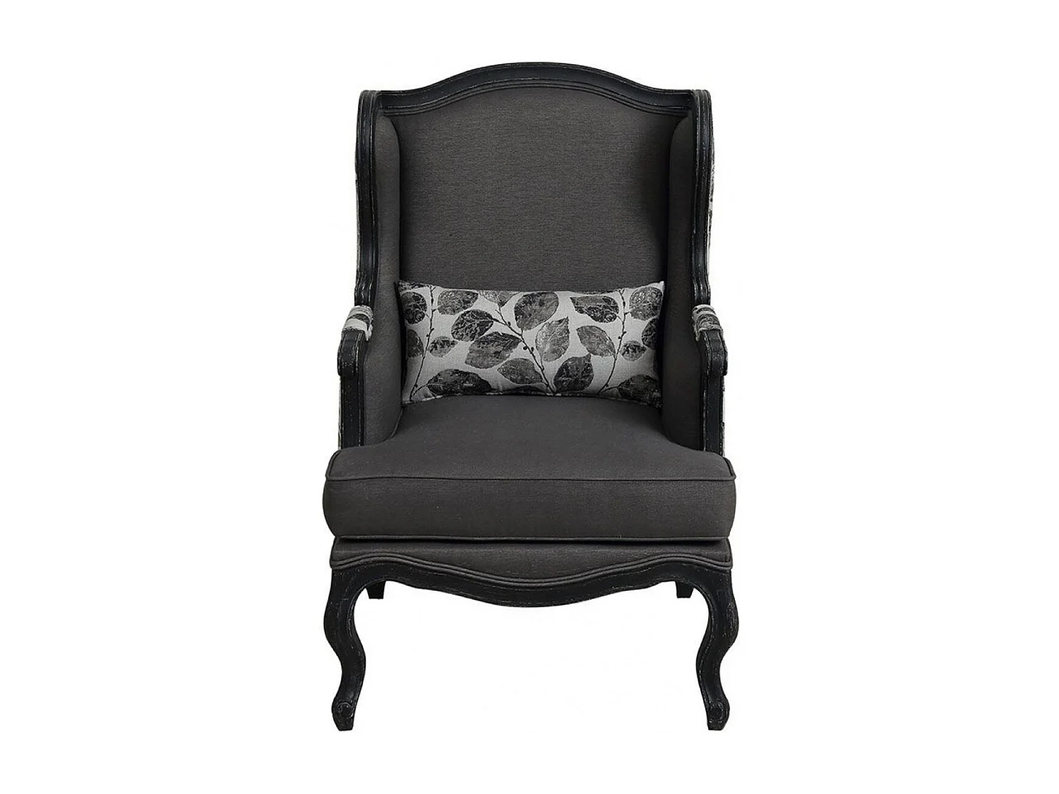 Fauteuil bergère Bois Noir - Les Étoffes Interior's