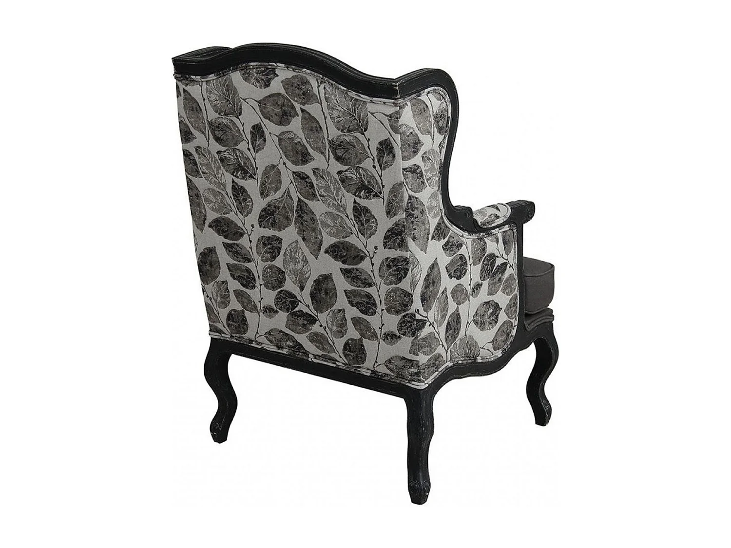 Fauteuil bergère Bois Noir - Les Étoffes Interior's