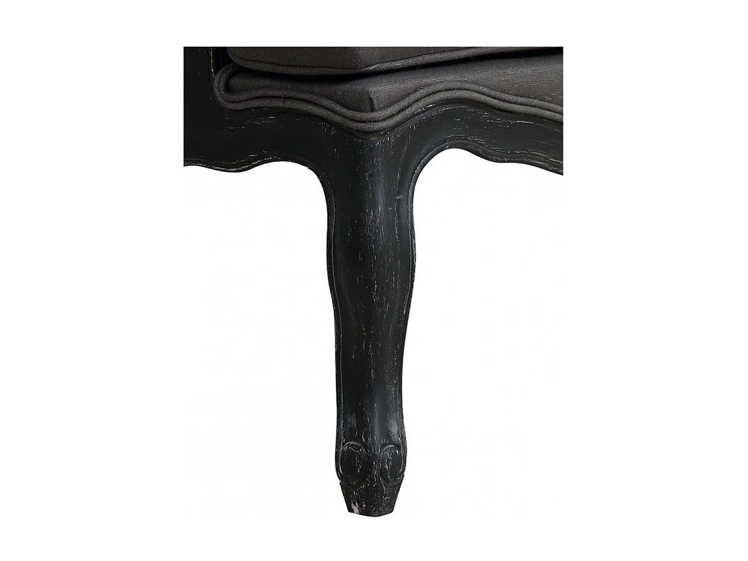 Fauteuil bergère Bois Noir - Les Étoffes Interior's