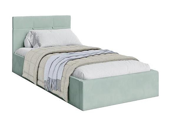 Lit coffre RINO 90 x 200 cm - Sommier inclus Mint