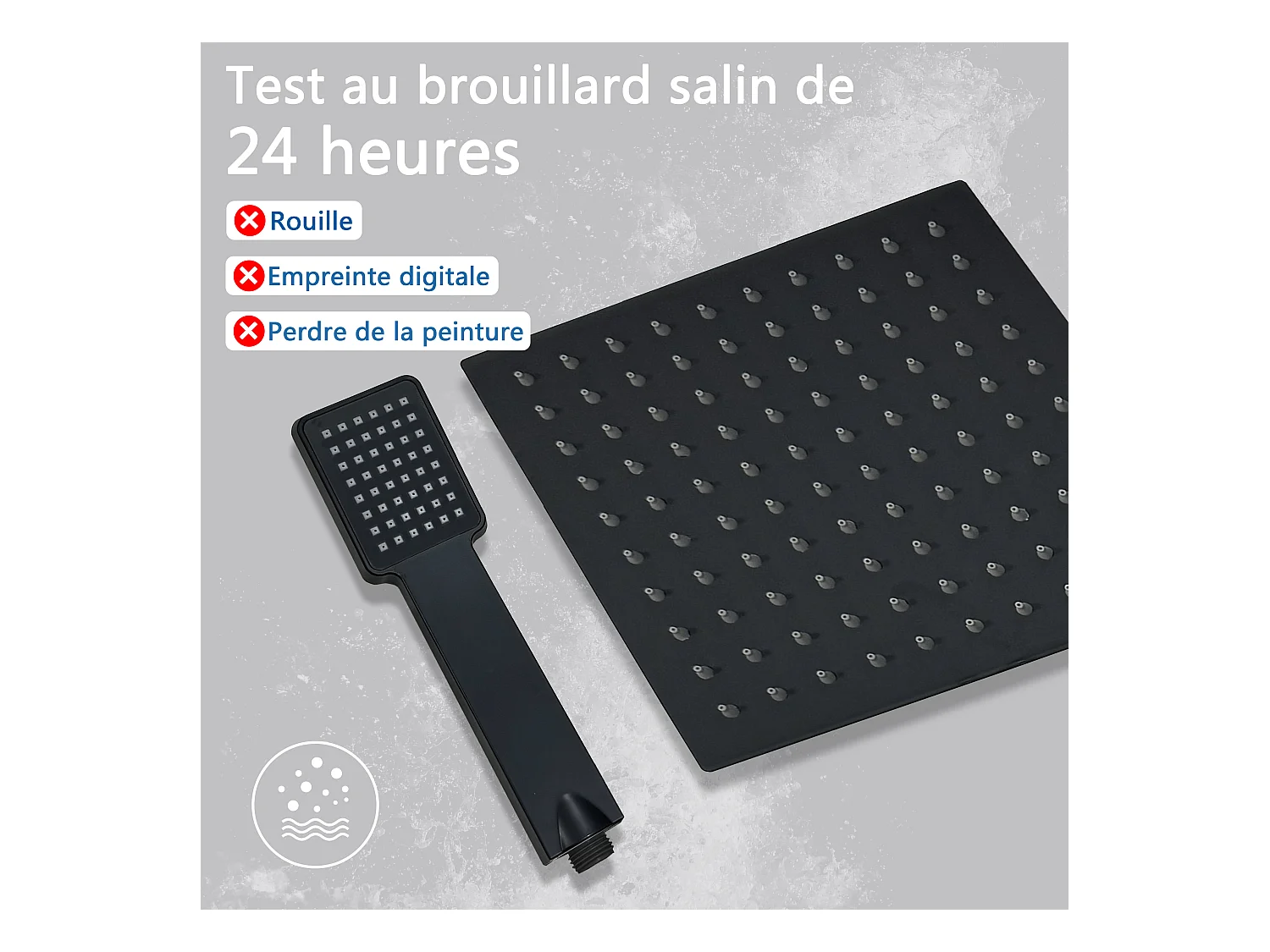 Colonne de Douche AICA avec Mitigeur Thermostatique 38 °C Laiton & Inox